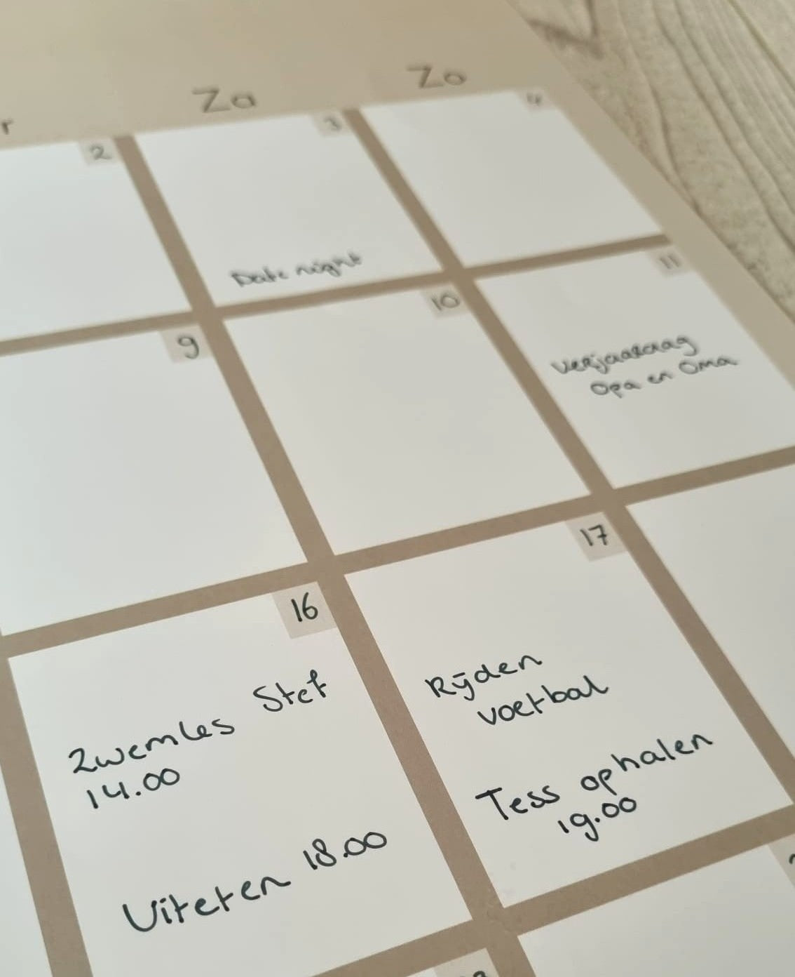 Familieplanner XL posters