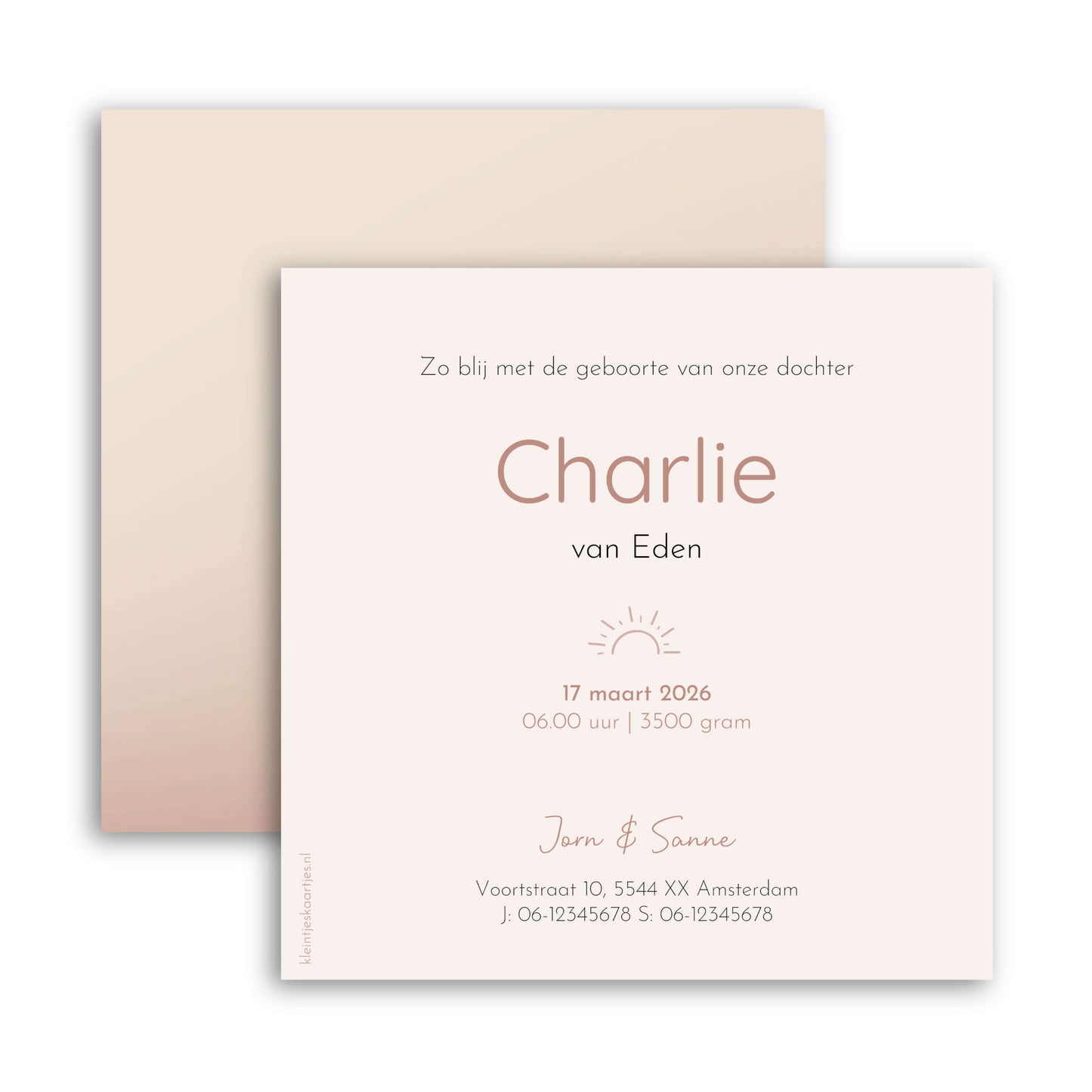 Kaartje Charlie