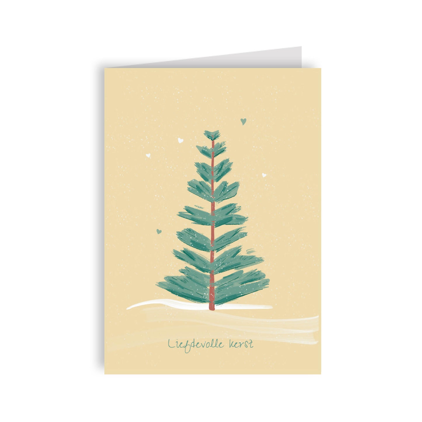 Kerstkaart - Kerstboom