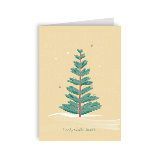 Kerstkaart - Kerstboom