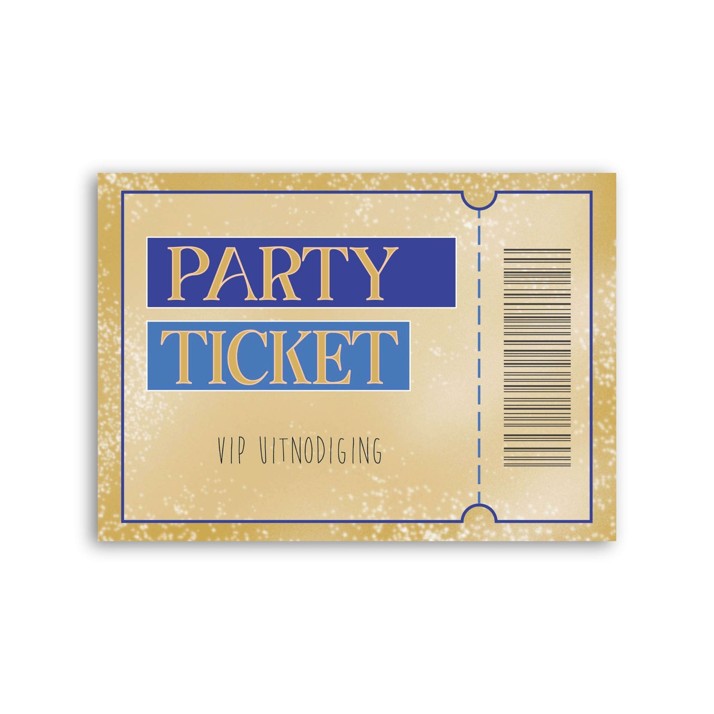 Uitnodiging kinderfeestje jongens - Party ticket (6 stuks)